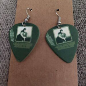 Women's JAMES DEAN GUITAR PICK EARRINGS